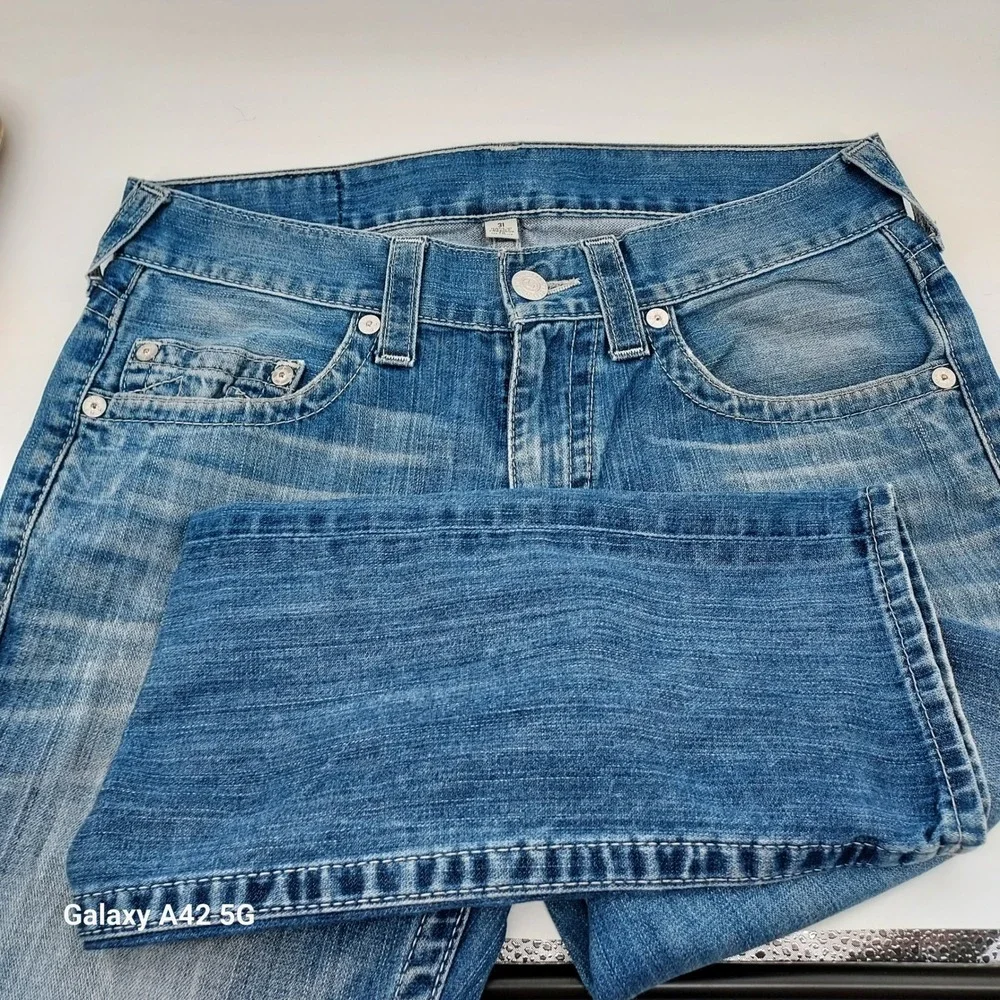 True Religion Skinny‎ Jeans Mens Size 31 Blue Cotton Made in Mexico 31x32